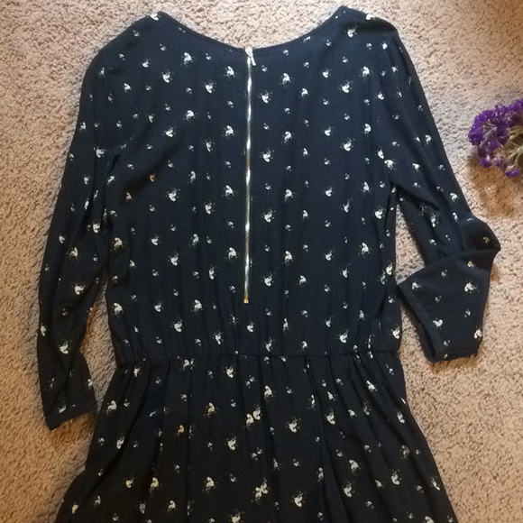 EUC Club Monaco navy Isra Romper Jumper 100% Silk - Picture 5 of 5